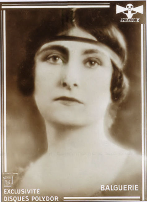 as <b>Penelope Faure</b> Opera Comique 1923 - Balguerie_PenelopePolydor